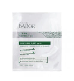 Cleanformance. Hemp Fiber Sheet Mask - DOCTOR BABOR
