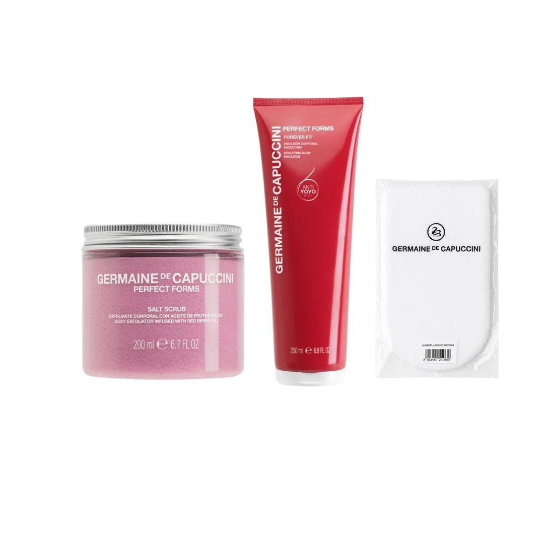 Pack Perfect Forms. Salt Scrub + Forever Fit – Germaine De Capuccini 1 Pack Perfect Forms. Salt Scrub + Forever Fit – Germaine De Capuccini