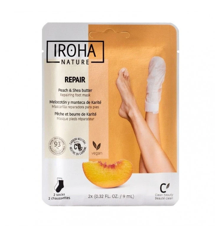 Manos Y Pies. Calcetines Mascarilla Reparadores -IROHA NATURE 1 Manos Y Pies. Calcetines Mascarilla Reparadores -IROHA NATURE