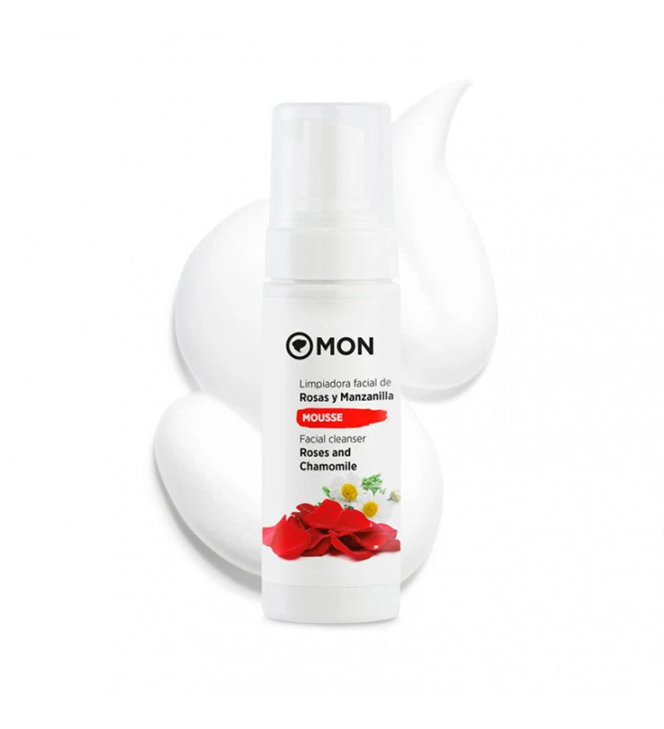Mousse Limpiadora Facial De Rosas Y Manzanilla - MON DECONATUR 1 Mousse Limpiadora Facial De Rosas Y Manzanilla - MON DECONATUR