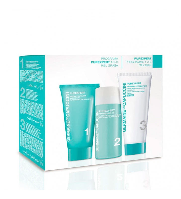 Purexpert. Programa 1-2-3 Pieles Grasas Con Color - GERMAINE DE CAPUCCINI 1 Purexpert. Programa 1-2-3 Pieles Grasas Con Color - GERMAINE DE CAPUCCINI